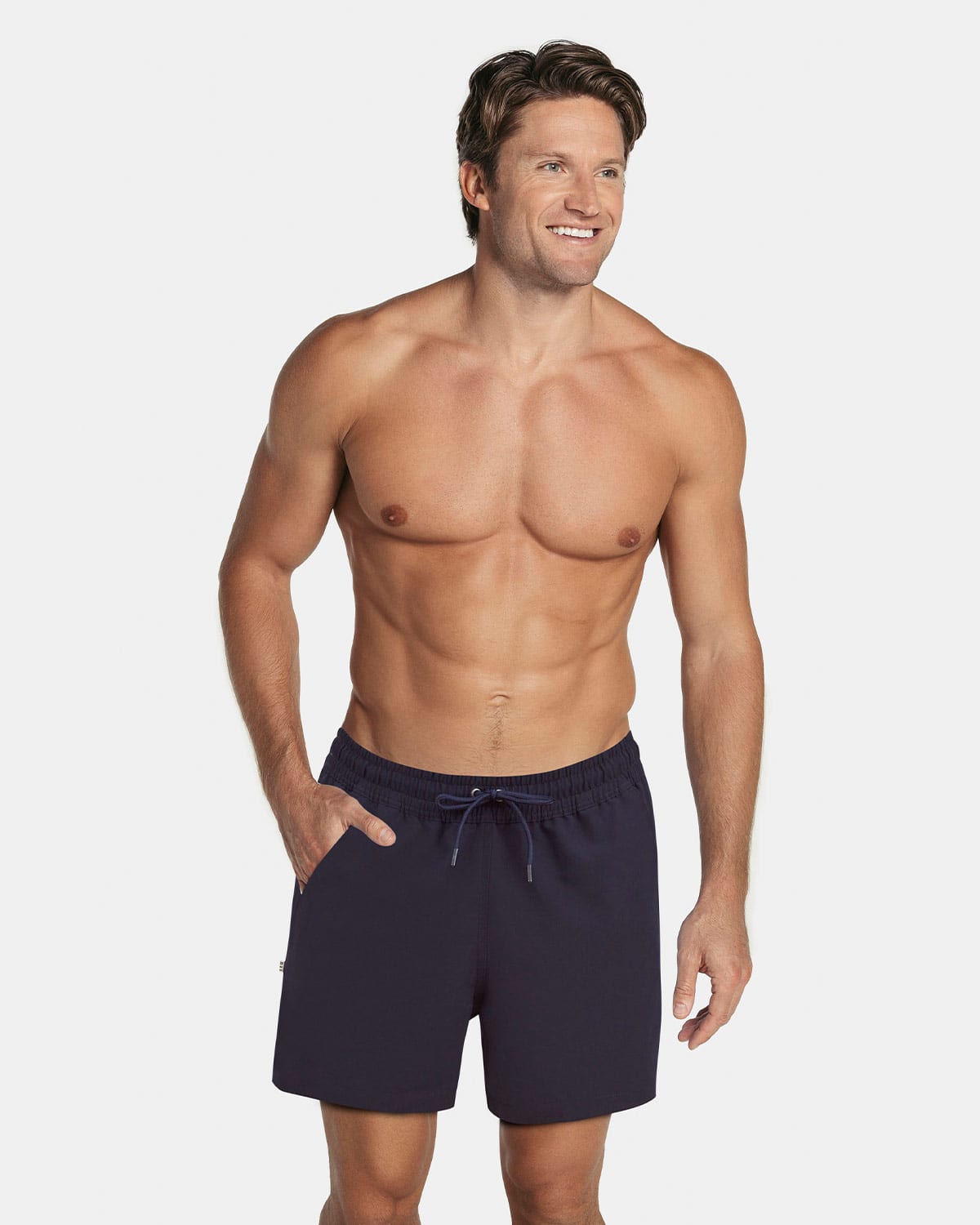 Eco-Friendly Men's Swim Trunks with Soft Inner Mesh Lining - Quick-Dry, Comfortable & Sustainable Swimwear for Beach, Pool & Water Sports