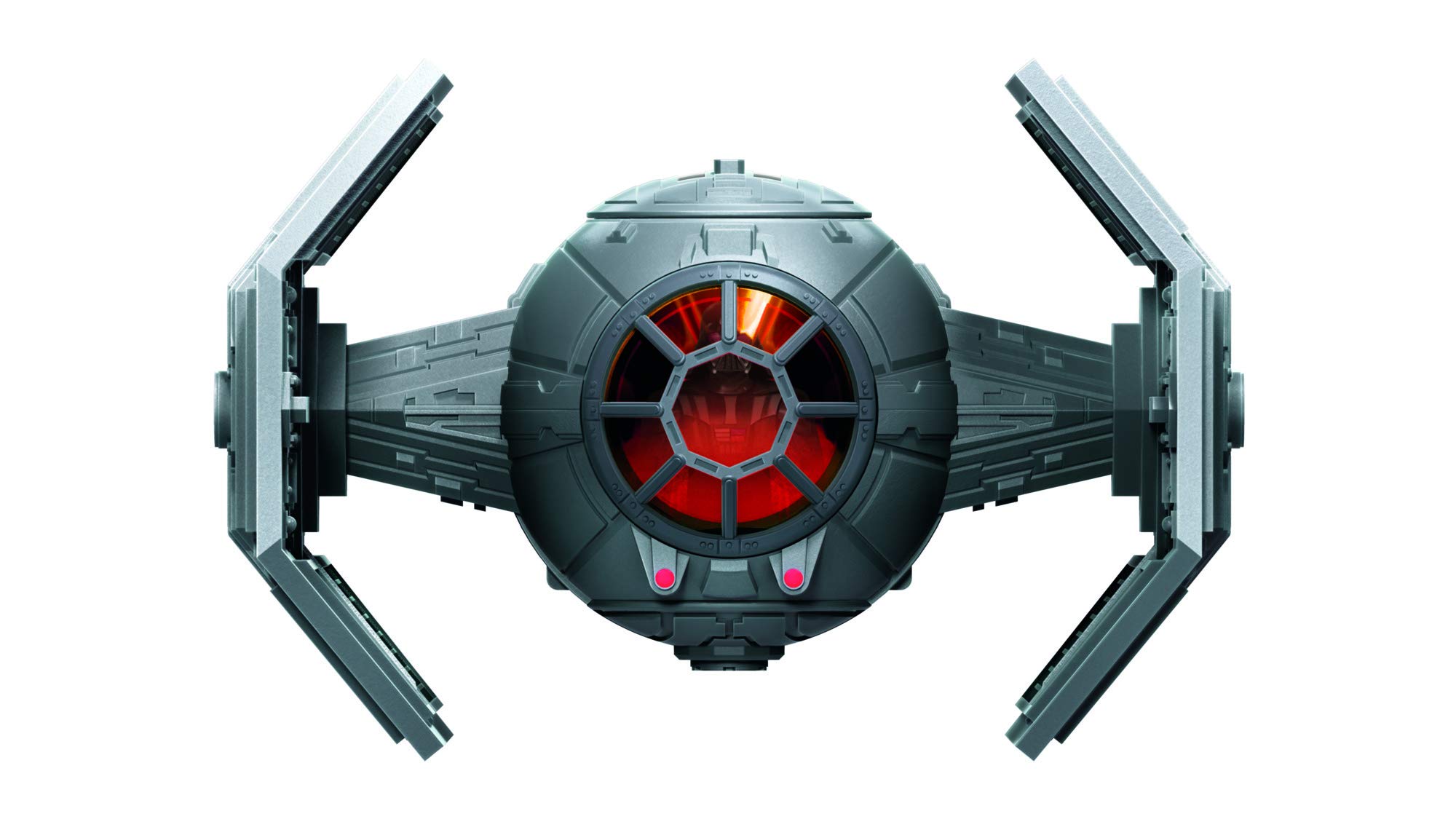 STAR WARS Darth Vader TIE Advanced 2.5-Inch Action Figure & Vehicle Set - Mission Fleet Stellar Class Toy for Kids Age 4+ | Space Adventure Play | Gift for Star Wars Fans (E95985X1)