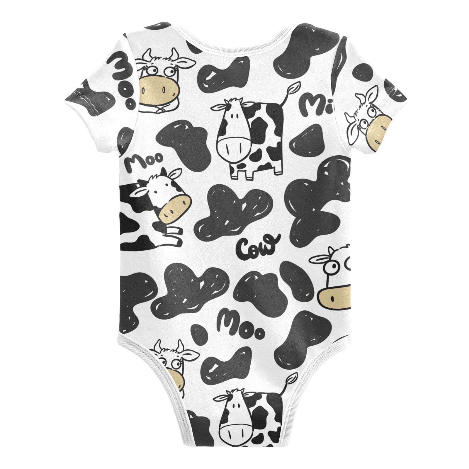 Organic Cotton Baby Romper - Soft Unisex Short Sleeve Bodysuit for Infants 3-6 Months | Perfect for Playtime, Daycare & Family Outings (Boy & Girl)