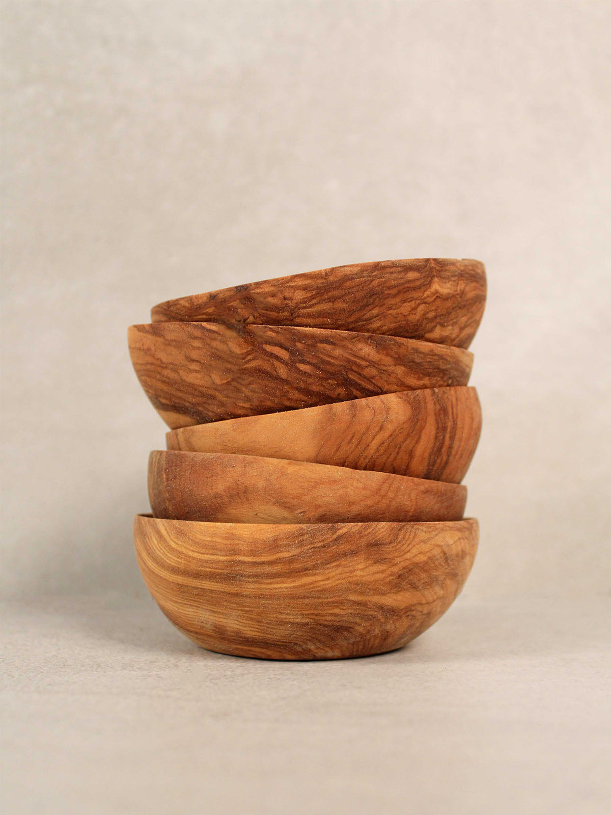 Premium Olive Wood Bowl - Handcrafted Natural Wood Serving Bowl for Salads, Fruits & Snacks - Perfect for Kitchen, Dining & Party Use