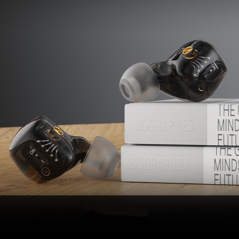 FiiO FX15 Hybrid In-Ear Monitors with 4 Electrostatic + 1DD + 1BA Drivers - Premium Audiophile Earphones for Music, Gaming & Studio Monitoring