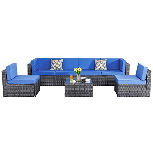 Navy Blue/7 Pieces