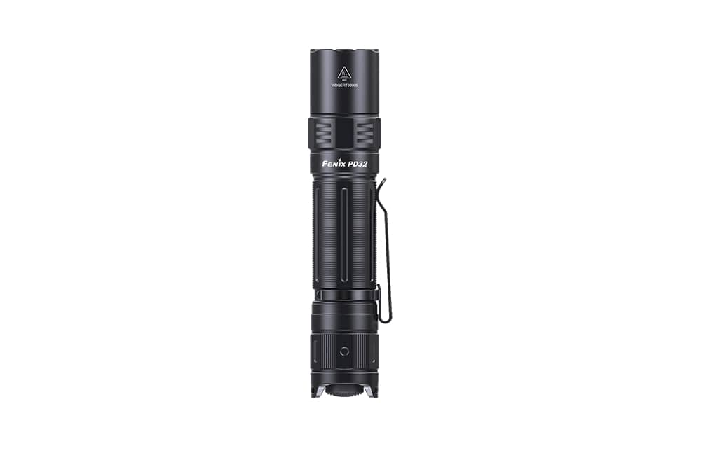 Fenix PD32 V2.0 LED Flashlight - 1000 Lumens, Rechargeable, Compact Tactical Light for Camping, Hiking & Emergency Use