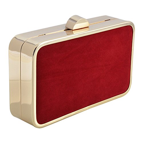 Red Faux Suede