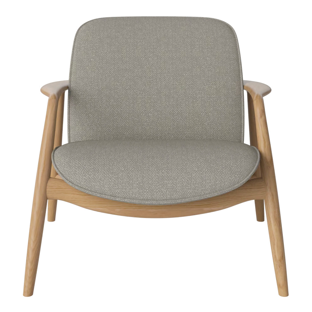 Bowie Lounge Chair - Modern Accent Chair for Living Room, Bedroom & Office - Comfortable Mid-Century Style Reading Chair with Sturdy Wooden Legs