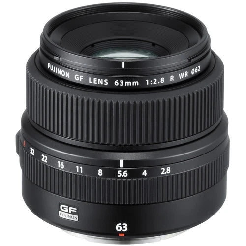 Fujifilm GF 63mm f/2.8 R WR Medium Format Lens - Weather Resistant Prime Lens for Portraits, Street & Landscape Photography | Compatible with GFX Series Cameras