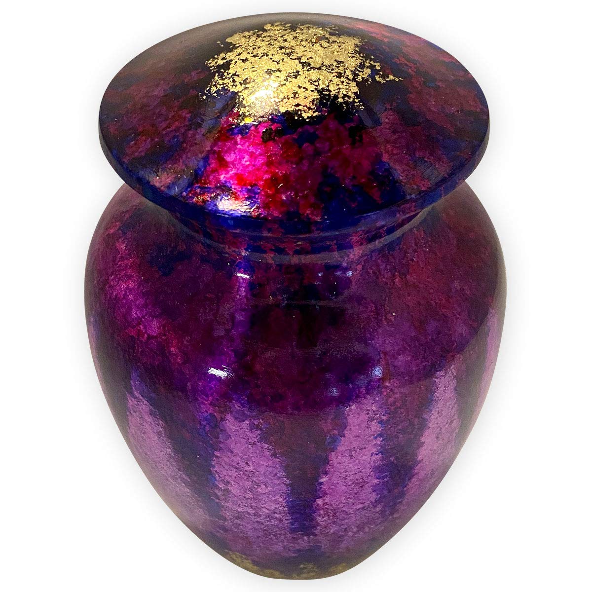 Handmade Sugarplum Cremation Urn - Extra Small Keepsake Urn for Ashes - Perfect for Memorials, Home Display & Pet Remembrance