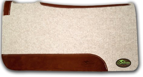 Premium 100% Extra Fine Wool Saddle Pad - Montana Collection by Southwestern | 3/4