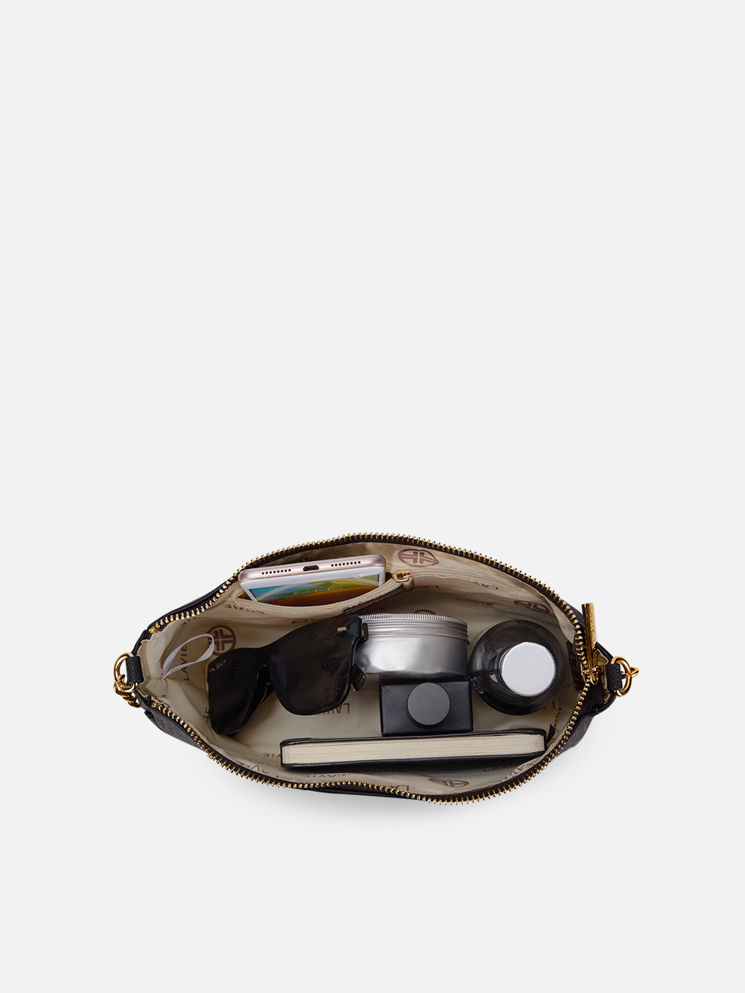 Monogram Chunk25 Small Sling Bag for Women & Men - Lightweight Crossbody Shoulder Bag - Perfect for Travel, Gym, Hiking & Everyday Use