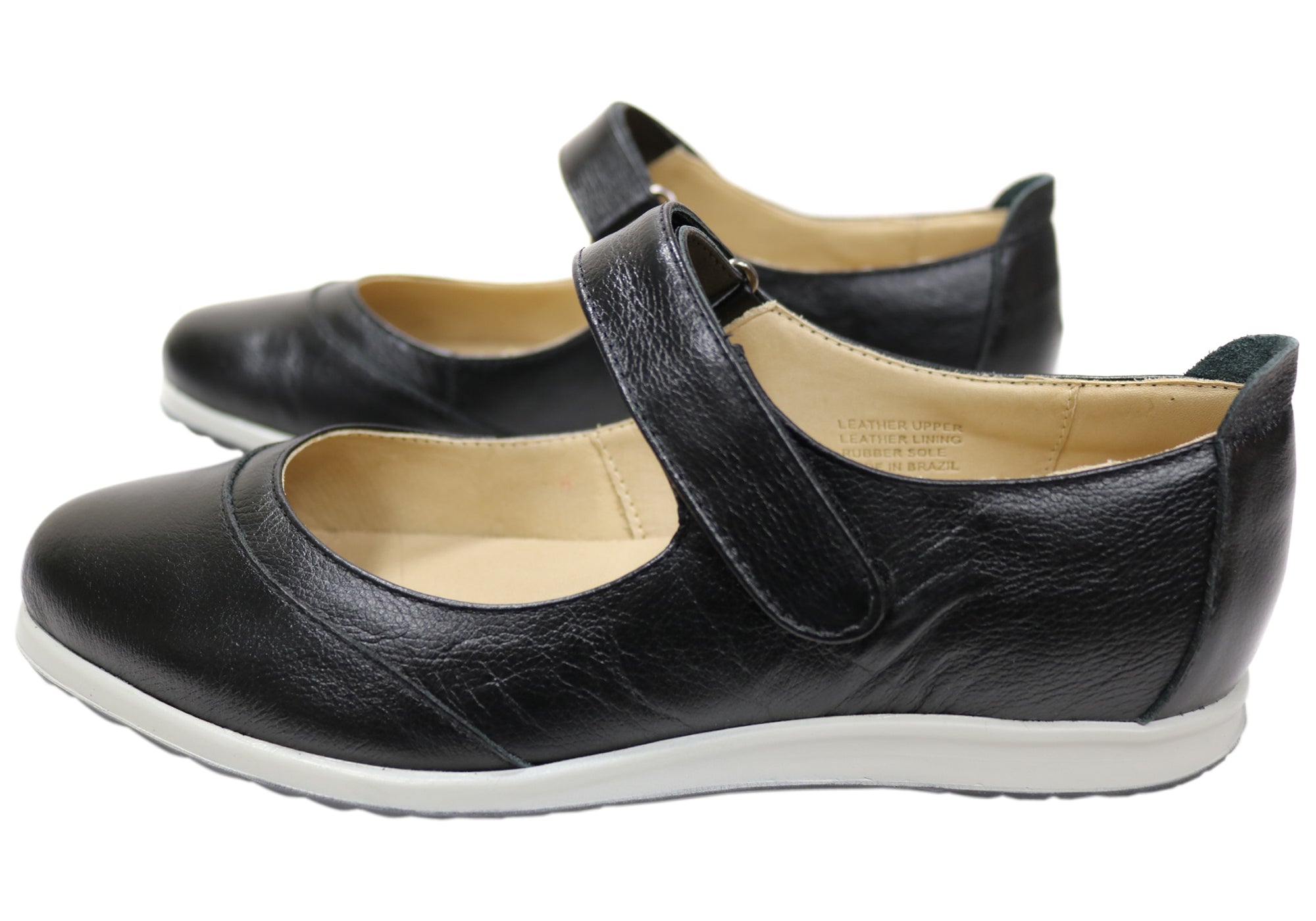 Opananken Trixy Women's Comfortable Brazilian Leather Mary Jane Shoes - Casual & Work Flats for Office, Walking & Everyday Wear