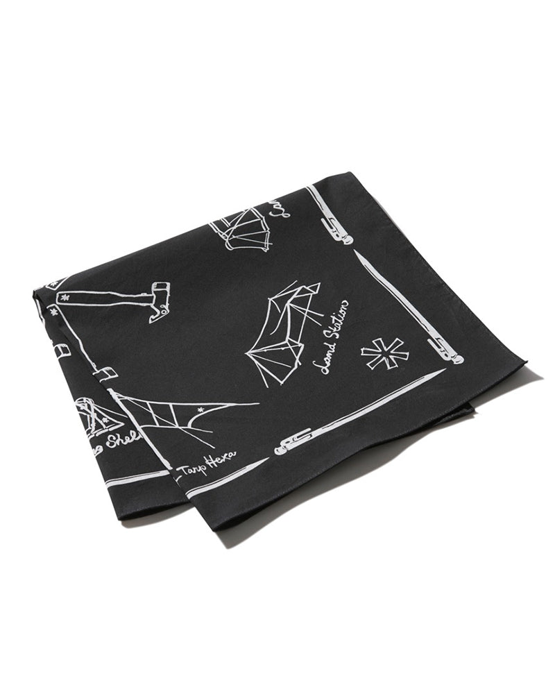 Organic Cotton Noasobi Bandana - Soft & Breathable for Outdoor Activities, Hiking, and Fashion Accessories
