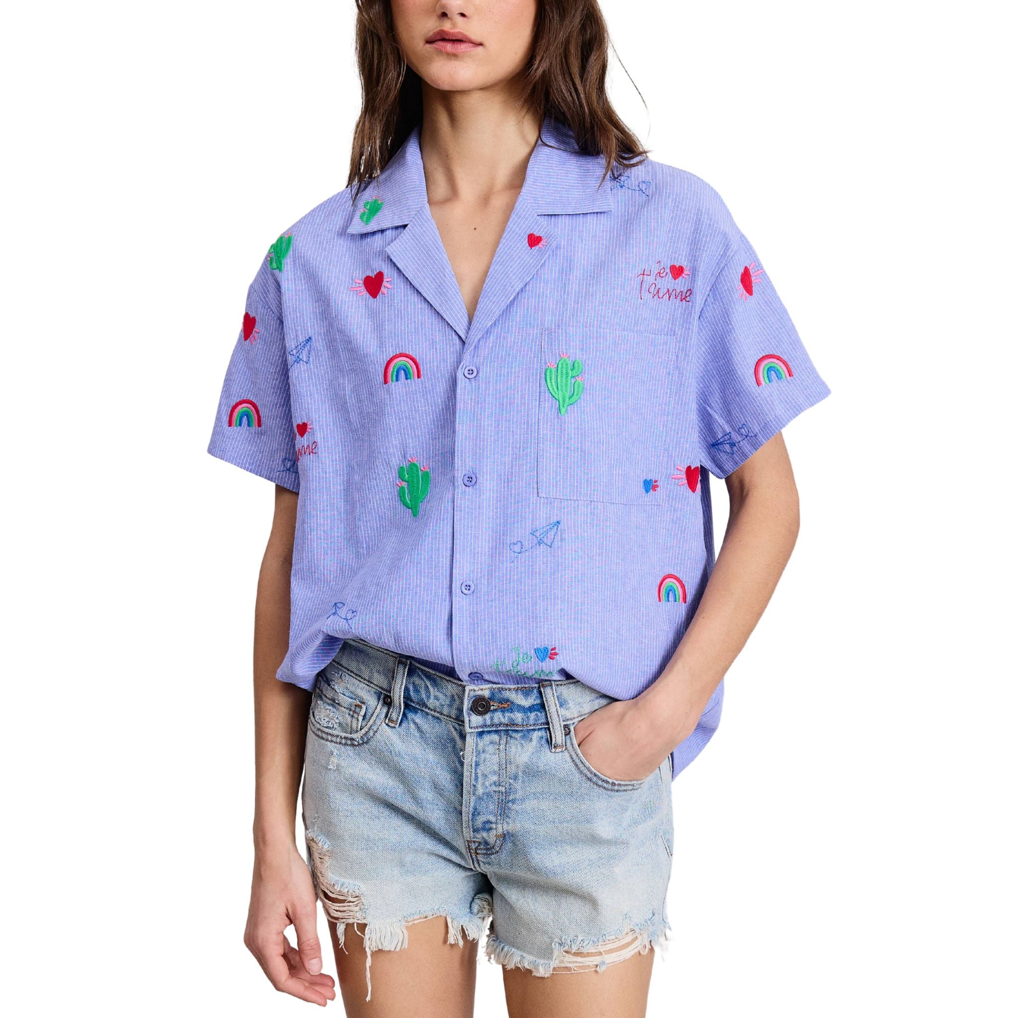 Taylor Woven Short Sleeve Shirt for Men - Casual Button Down Shirt with Comfortable Fit - Perfect for Office, Travel & Summer Outings