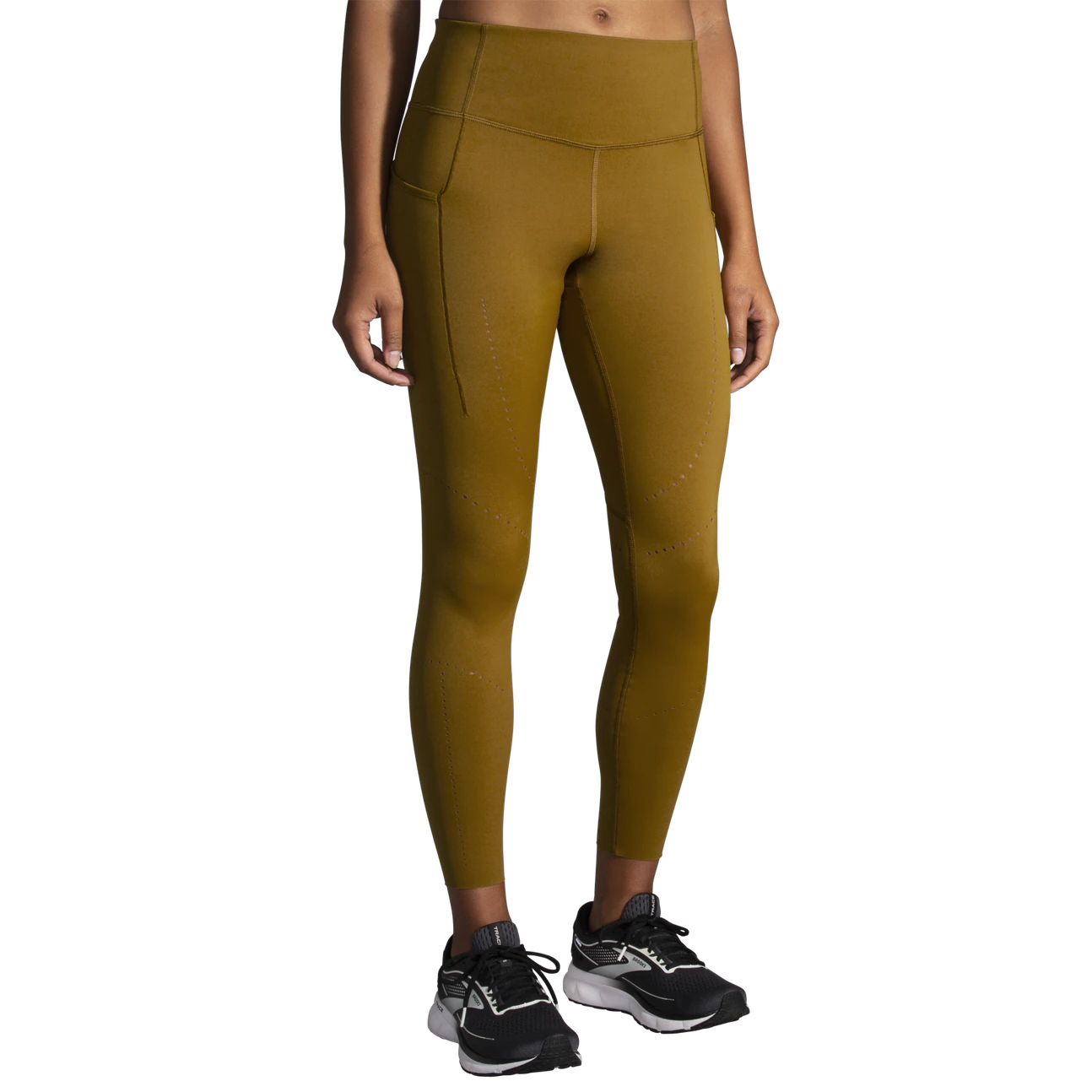 Brooks Women's Method 7/8 Running Tights - High-Performance Workout Leggings for Yoga, Gym & Outdoor Activities