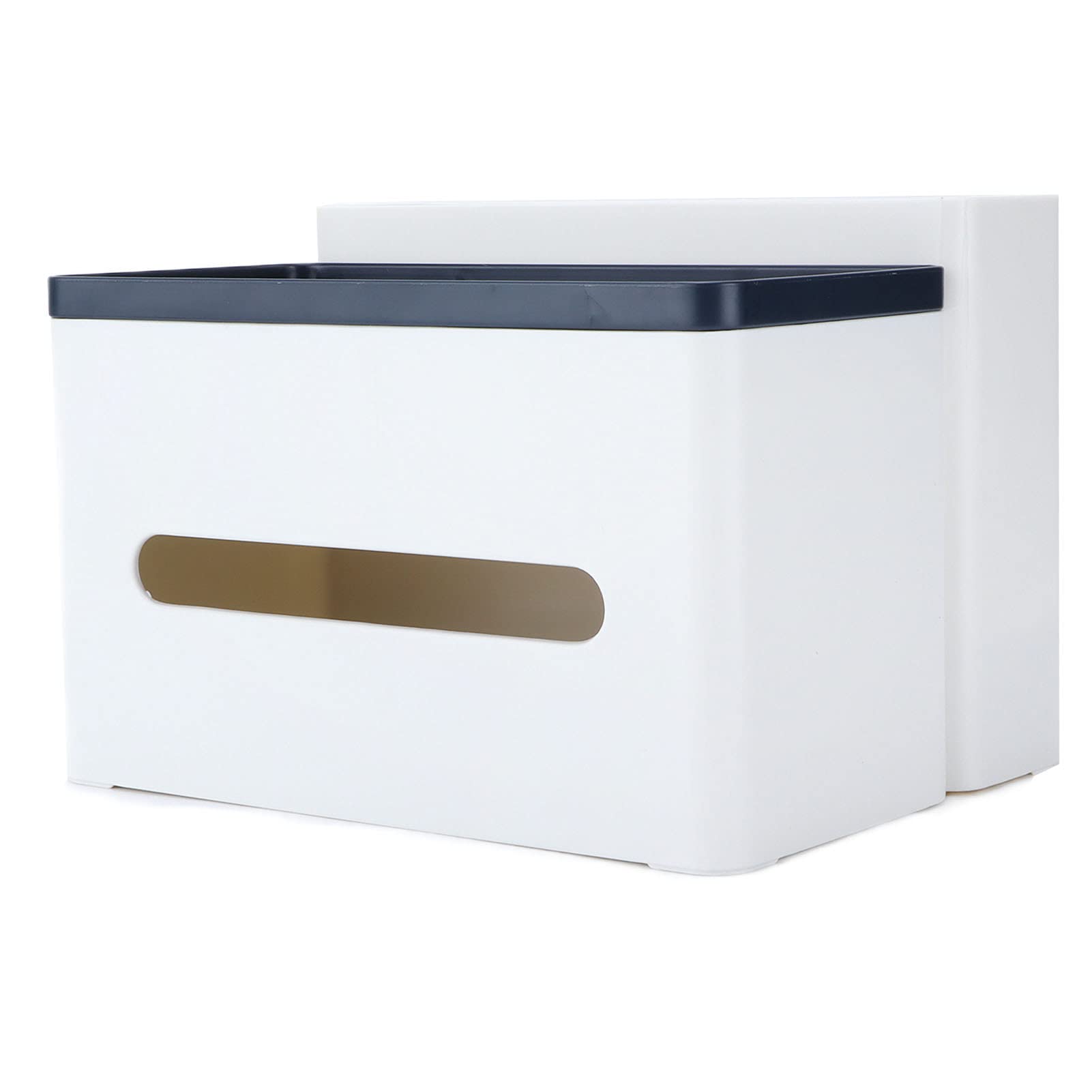 SoarUp Tissue Box Holder - Space-Saving Arc Opening Design for Home & Office | Multifunctional Paper Tissue Dispenser for Desk, Bathroom, Living Room & Kitchen Organization