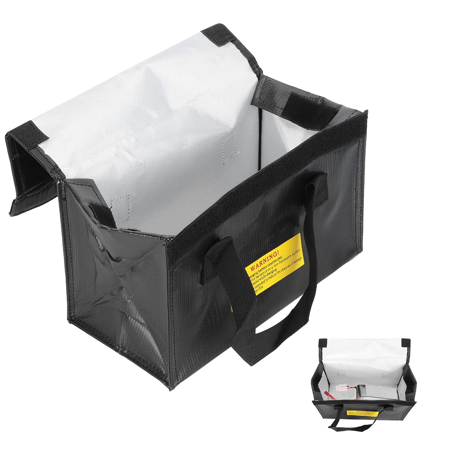 Vbestlife Fireproof Li-Po Battery Safe Bag - Flame Retardant Heat-Resistant Storage Pouch for RC Drone/Helicopter Batteries - Perfect for Charging, Transport & Home Storage Safety