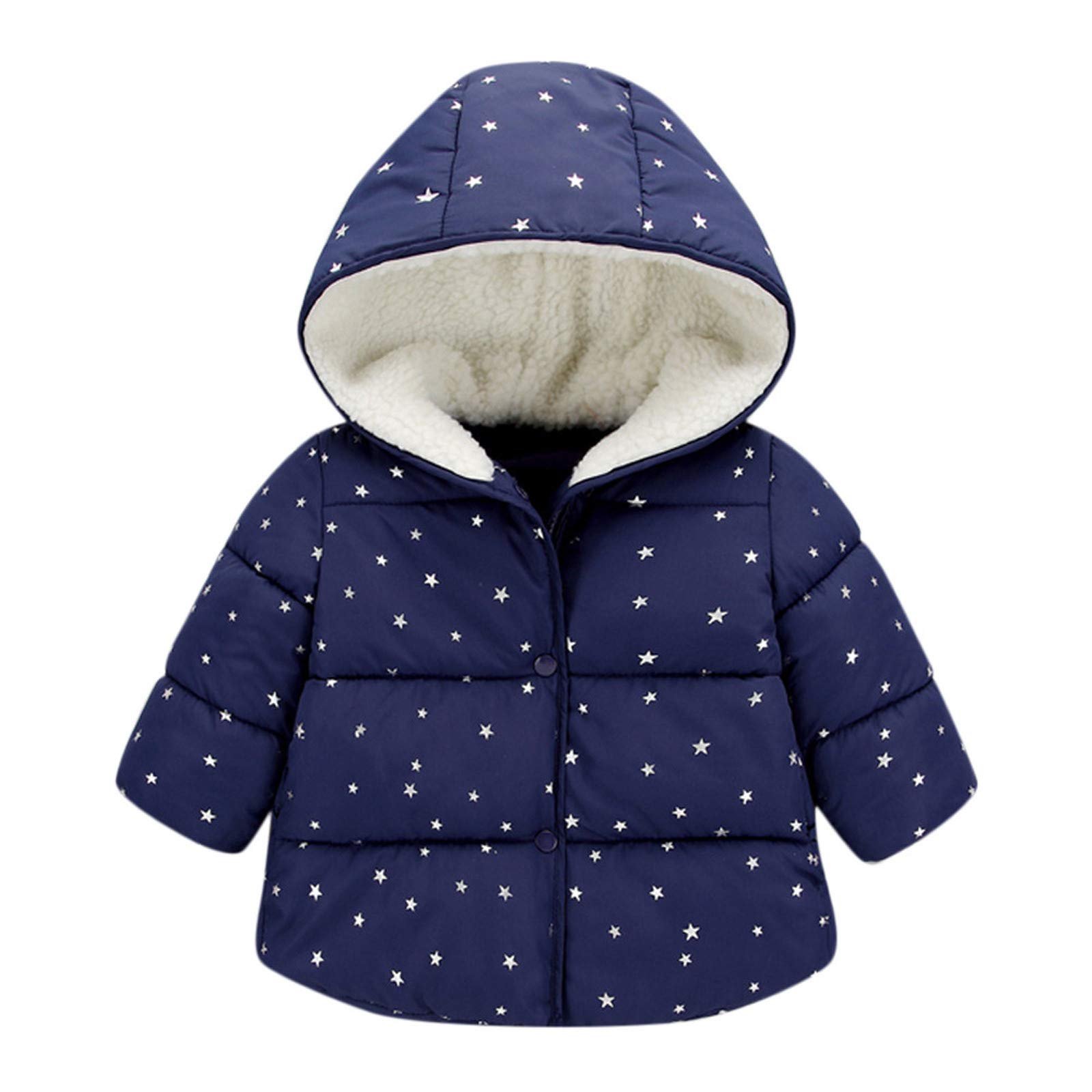 Girls Winter Jacket 7T - Hooded Kids Jacket for Boys & Girls | Warm Winter Coat for Children | Perfect for School, Outdoor Play & Cold Weather