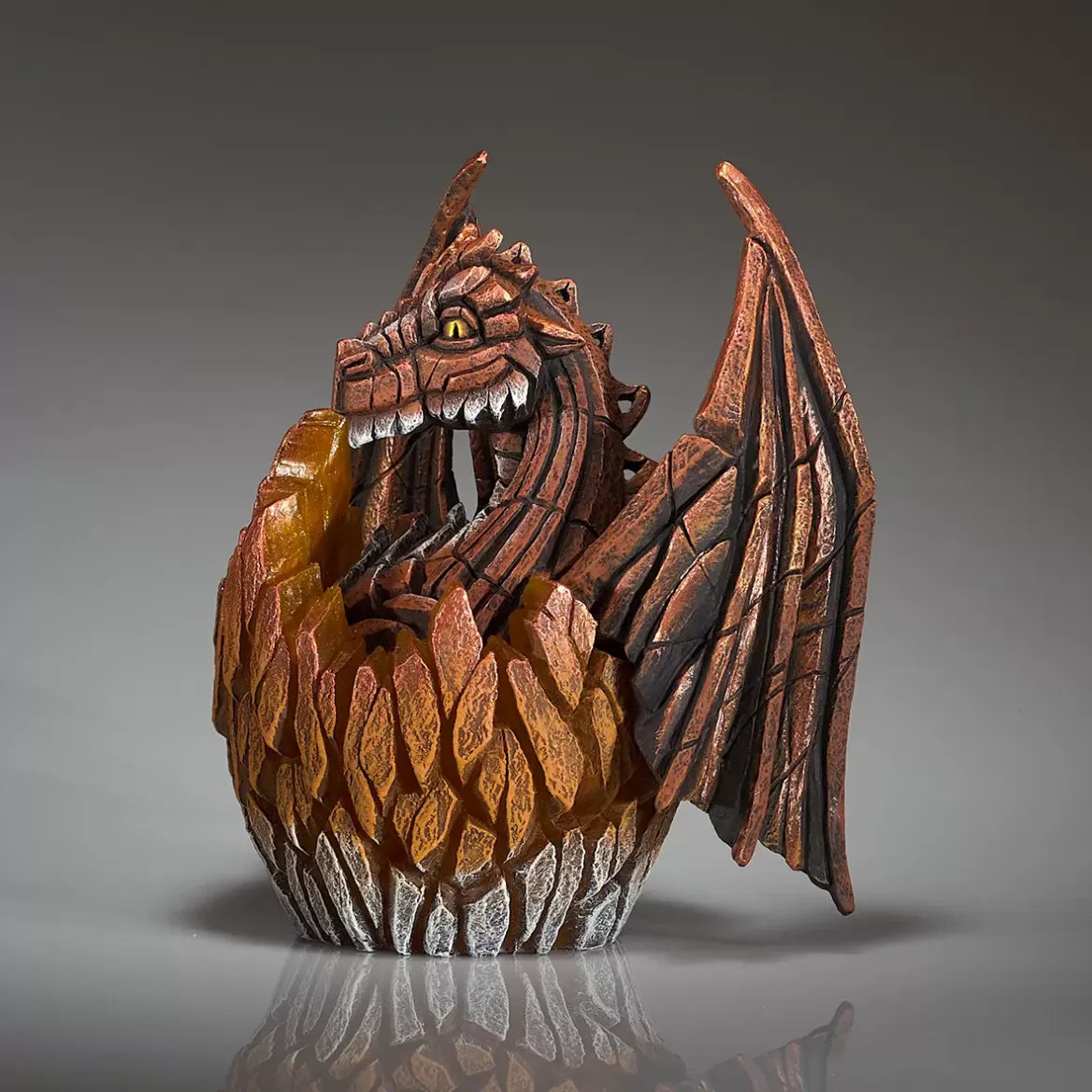 Handmade Copper Dragon Egg Sculpture - Unique Edge Art Decor for Home & Office | Feng Shui, Gift, Collectible