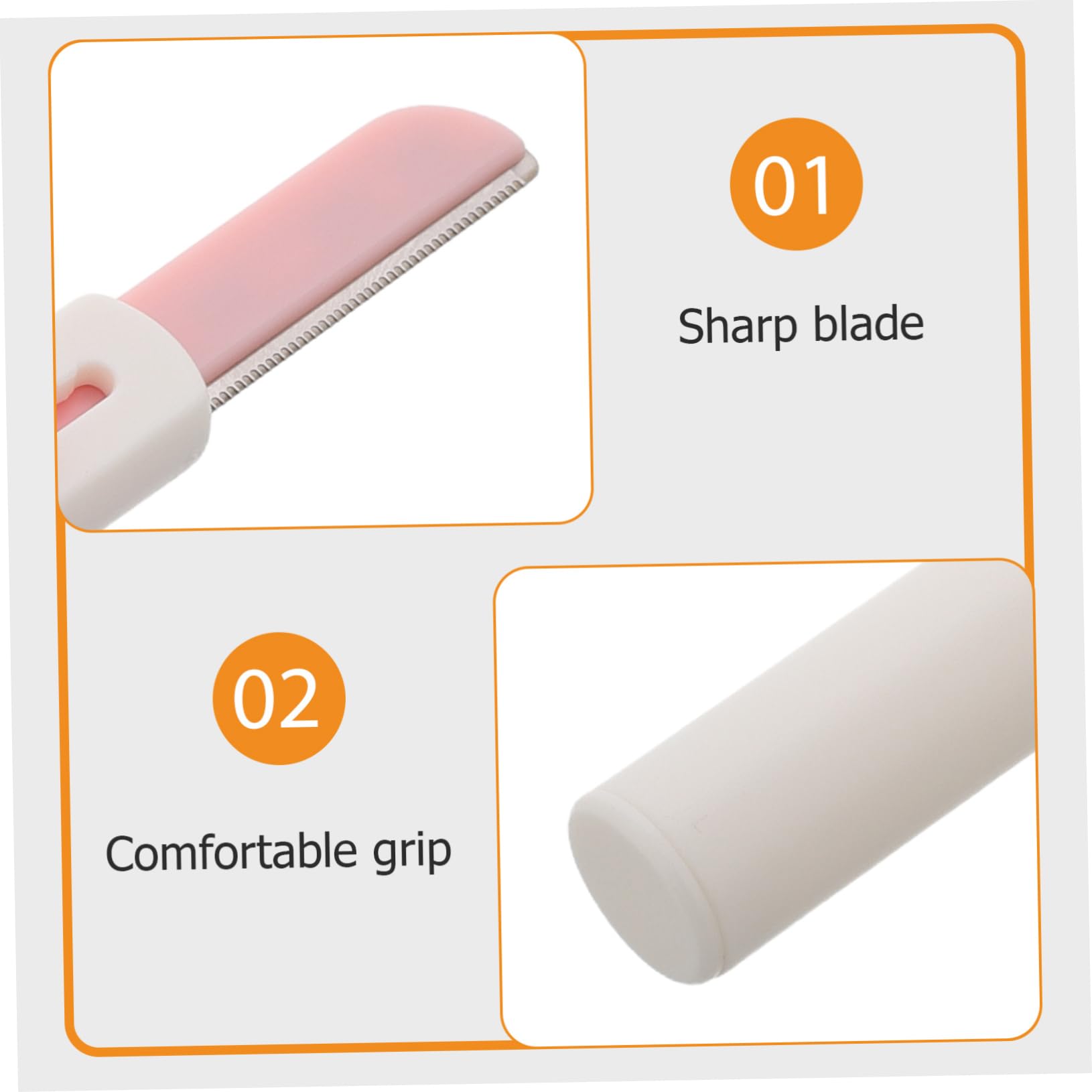 Beavorty 3-Piece Eyebrow Trimming Kit for Women - Sliding Eyebrow Razors for Precise Shaping & Safe Hair Removal - Eyebrow Shaver Set - Perfect for Home, Travel & Salon Use