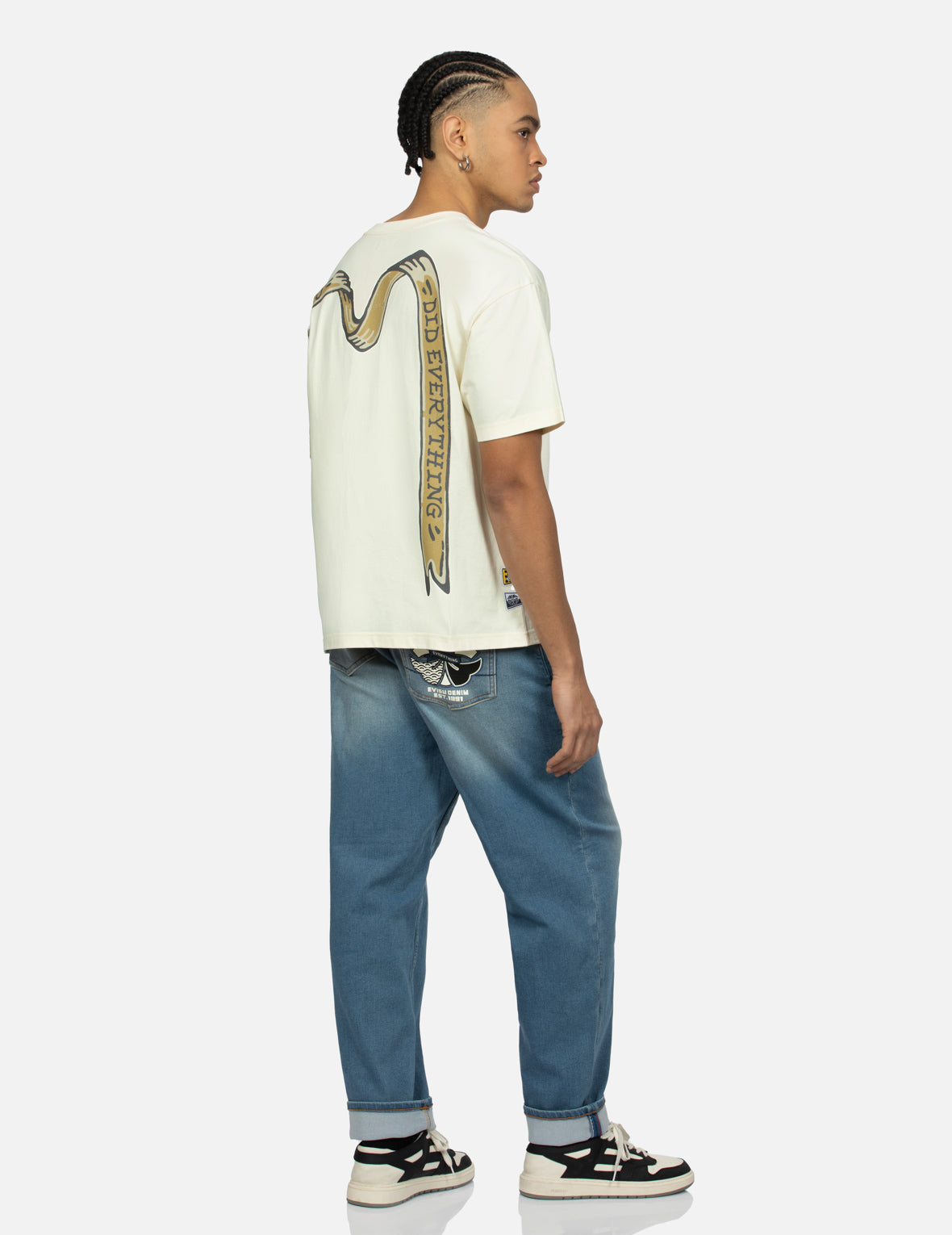Custom Logo & Ribbon Daicock Print Relaxed Fit T-Shirt for Men - Casual Wear, Street Style & Everyday Comfort