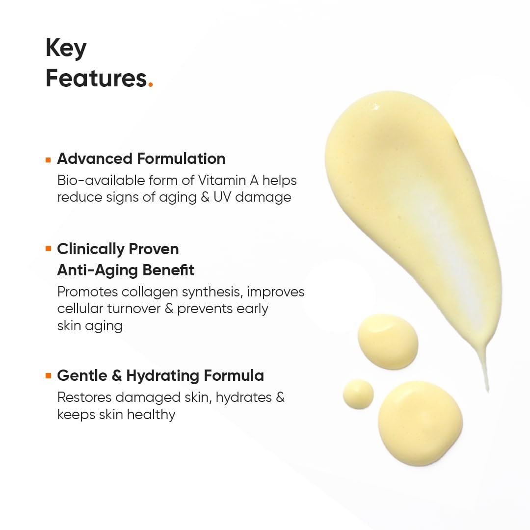2% Retinoid Anti-Aging Night Cream for Wrinkles & Fine Lines - Improves Skin Elasticity & Collagen Production - Brightening & Hydrating Facial Moisturizer - 1 Fl Oz / 30ml - Perfect for Nighttime Skincare Routine & Mature Skin Care