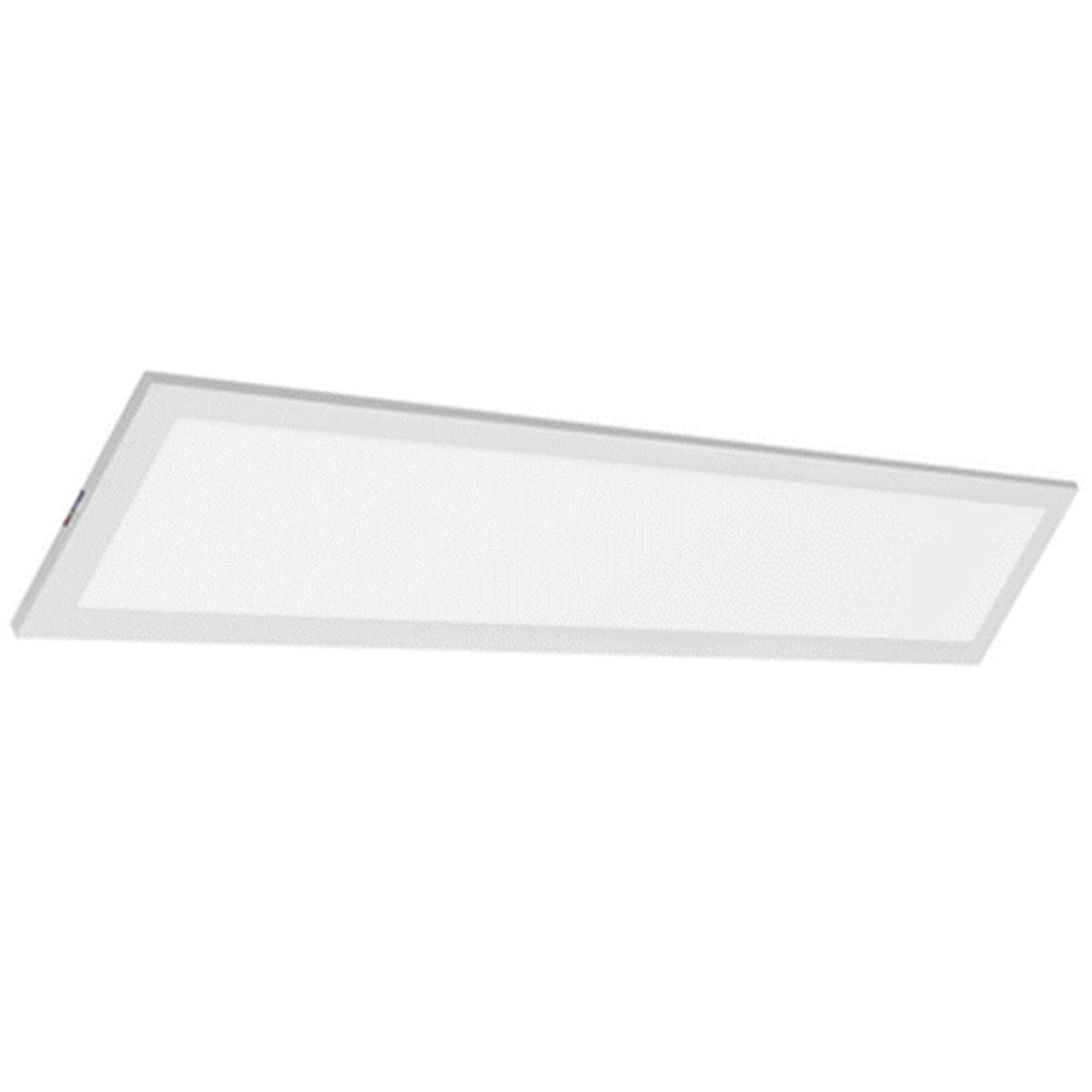 4ft LED Ceiling Light Fixture - 4200 Lumens Surface Mount Panel Light - 3000K/4000K/5000K Color Temperature - White Trim - Perfect for Office, Garage, Warehouse & Commercial Lighting