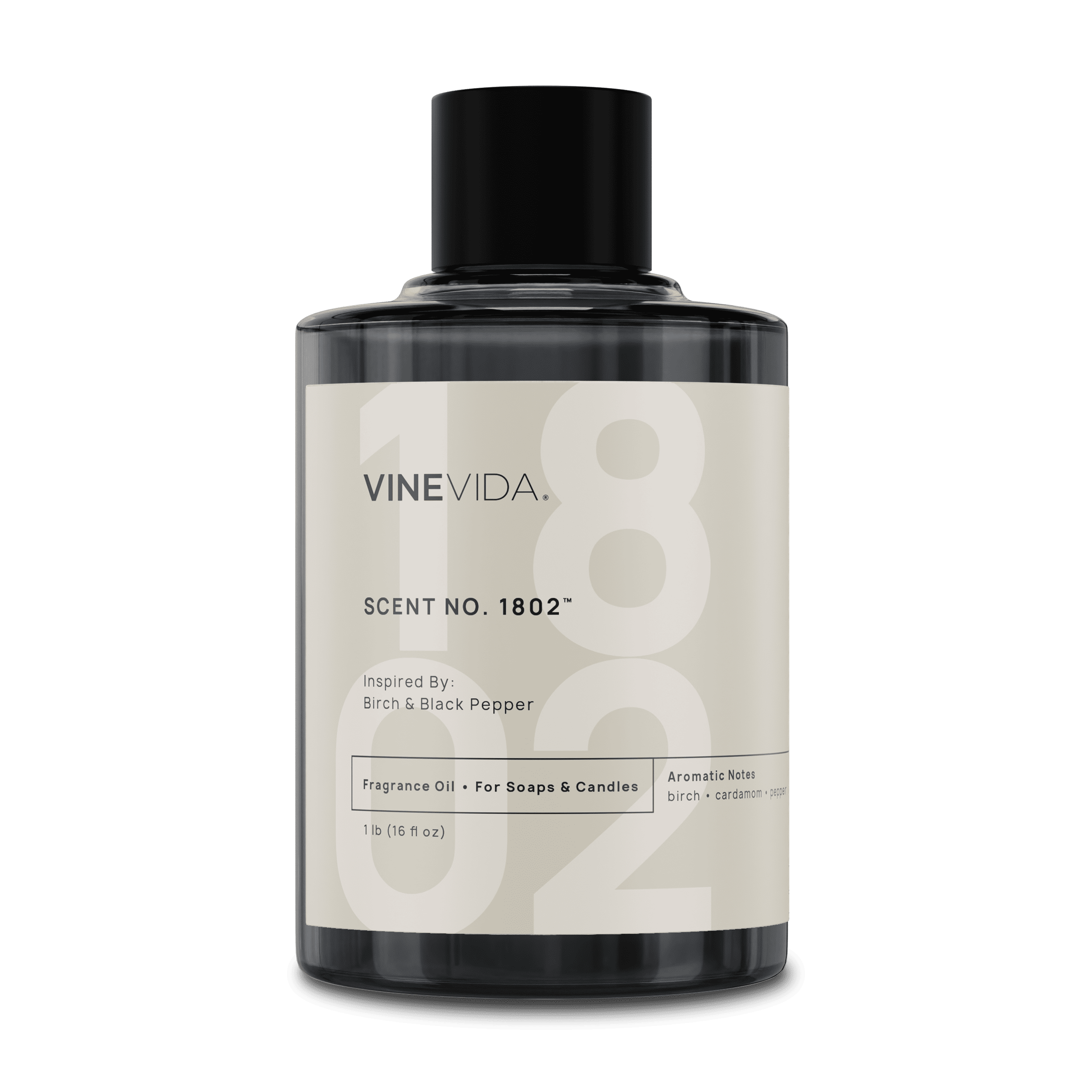 Premium NO. 1802 Fragrance Oil for Handmade Soaps & Scented Candles - Jo Malone Birch & Black Pepper Inspired Scent - Perfect for DIY Home Fragrance, Aromatherapy & Gift Making