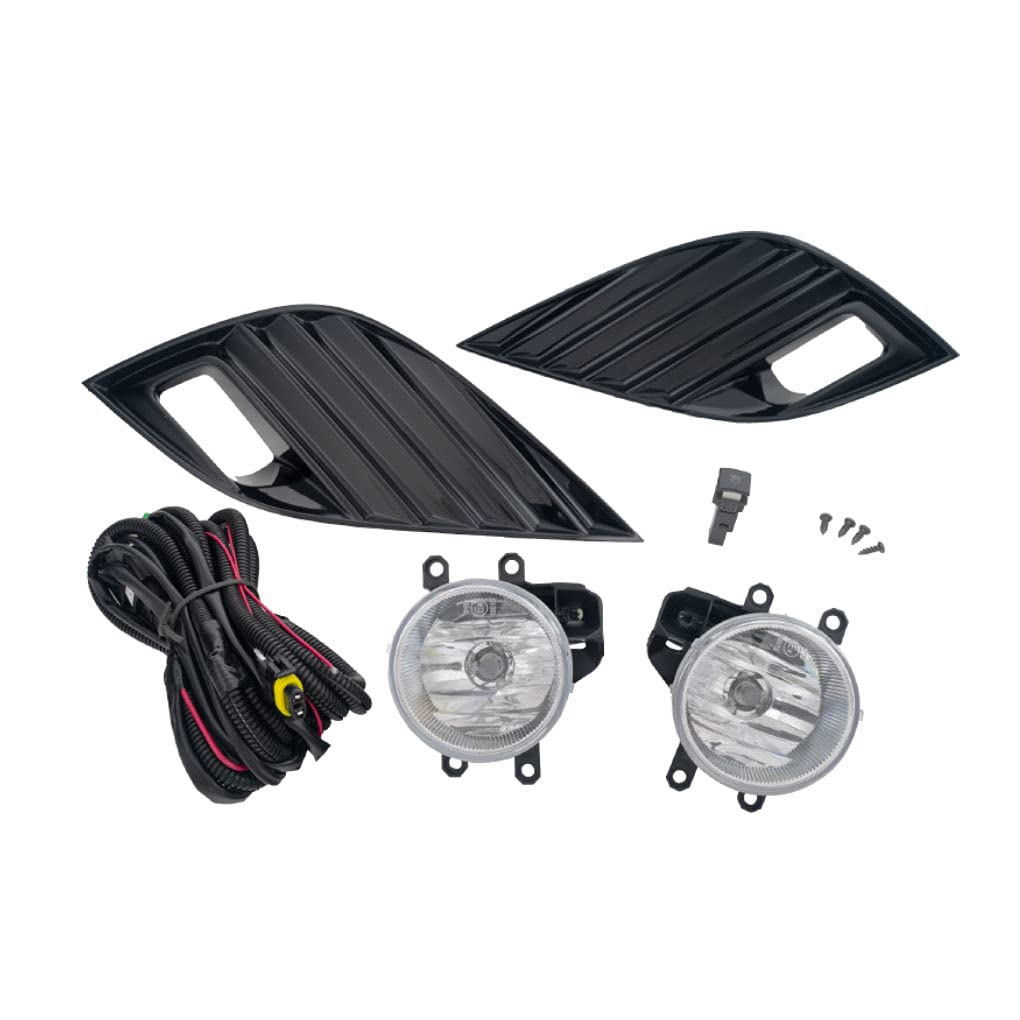 2018-2020 Toyota Camry LED Fog Light Replacement Kit - Complete Left & Right Assembly with Bulbs - Perfect for Night Driving & Bad Weather Visibility