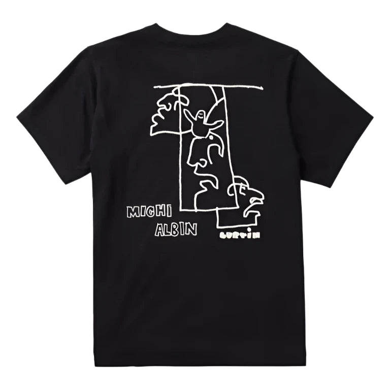 Burton Albin Tee Shirt 2025 - Men's Casual Short Sleeve Cotton T-Shirt for Everyday Wear, Street Style & Outdoor Activities