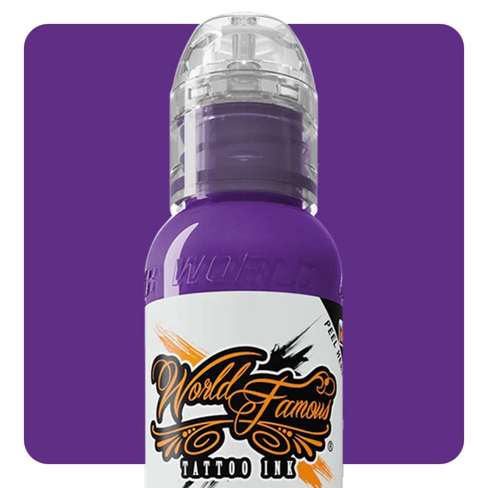 Premium Hori Hui Taiwanese Ink - Deep Amethyst for Calligraphy, Art & Tattoo Supplies - Perfect for Brush Lettering, Sumi-e Painting & Professional Tattoo Artists