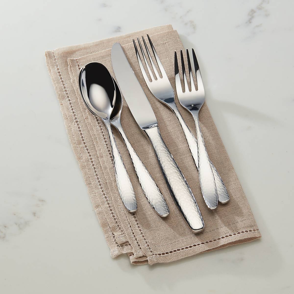 Palmer 65-Piece Stainless Steel Flatware Set - Complete Silverware Service for 12 - Perfect for Dinner Parties, Weddings & Everyday Dining