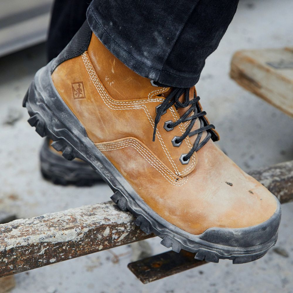 Terra Sentry 2020 Men's 8 Composite Toe Work Boots - Safety Shoes with Bumper Toe TR0A4NQ9FWE, Brown - Ideal for Construction, Warehouse & Industrial Work