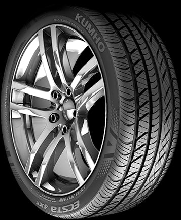 Kumho Ecsta 4X II 195/55R16 87V All-Season Performance Tire - High Grip for Sedans & Coupes in Wet/Dry Conditions