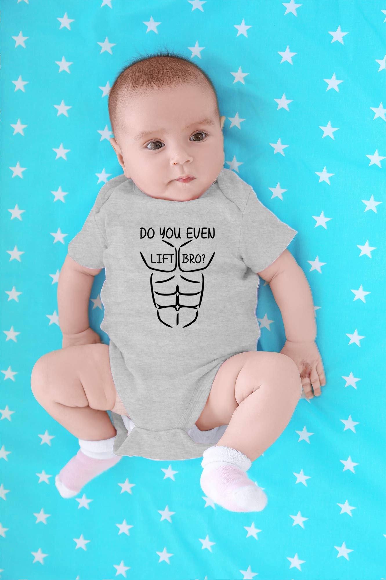 CBTwear Funny 'Do You Even Lift Bro' Baby Bodysuit - Cute Unisex Newborn Clothes for Boys & Girls | Perfect Infant Outfit for Gym Enthusiasts & Funny Parenting Moments