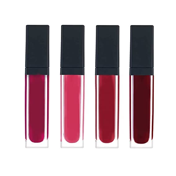 SEINON'S Liquid Matte Mini Lipstick Set - Nude & Red Edition (8-Pack) | Long-Lasting, Moisturizing Matte Lipstick for Everyday Wear, Parties & Special Occasions