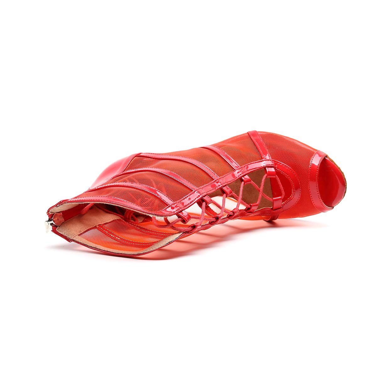 Latin Dance Shoes for Women 4 Inch Heel Strappy Suede Bottom - Perfect for Salsa, Bachata, Tango & Ballroom Dancing