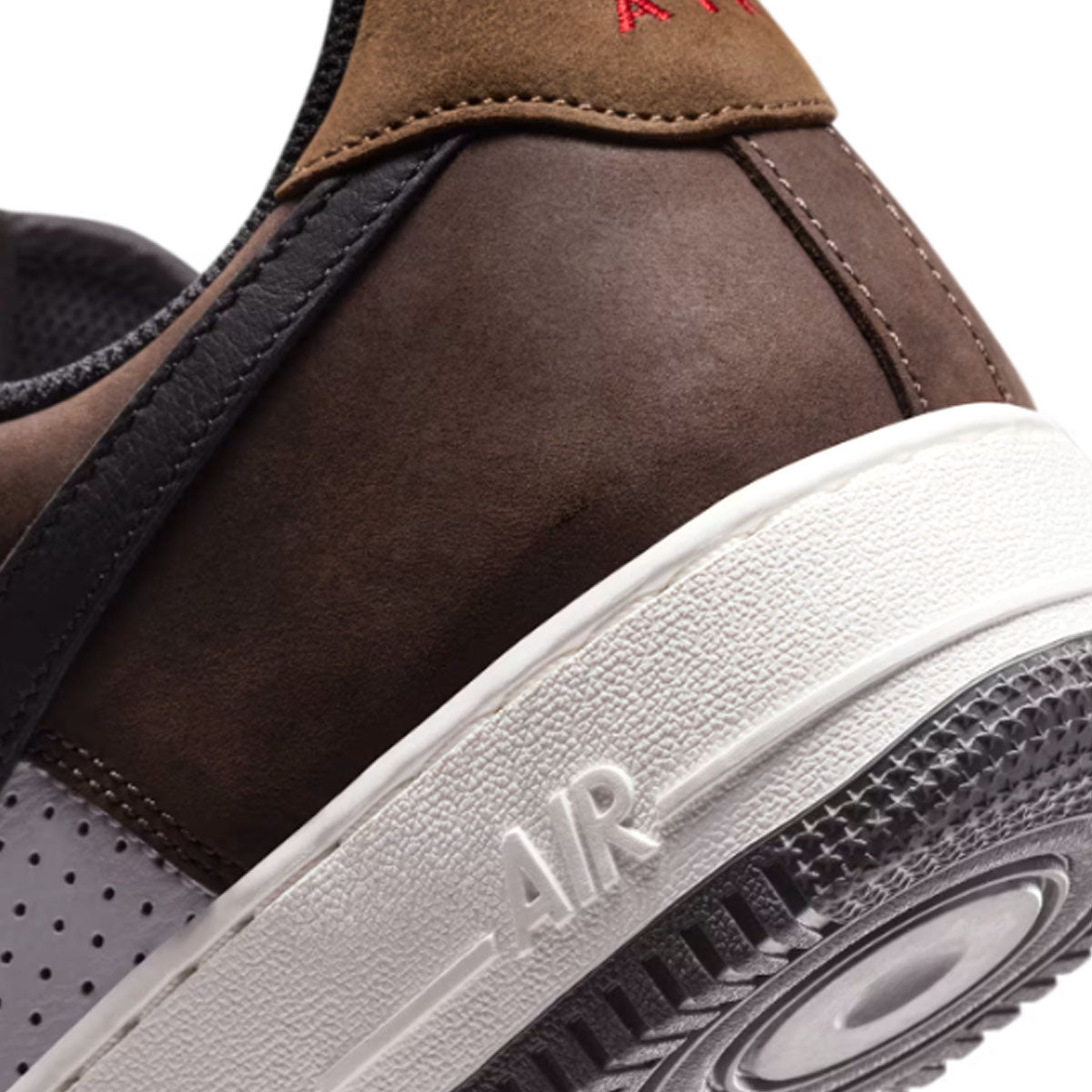 Nike Air Force 1 Low Retro 'White Baroque Brown' - Classic Sneakers for Men & Women | Casual Streetwear & Basketball Lifestyle Shoes