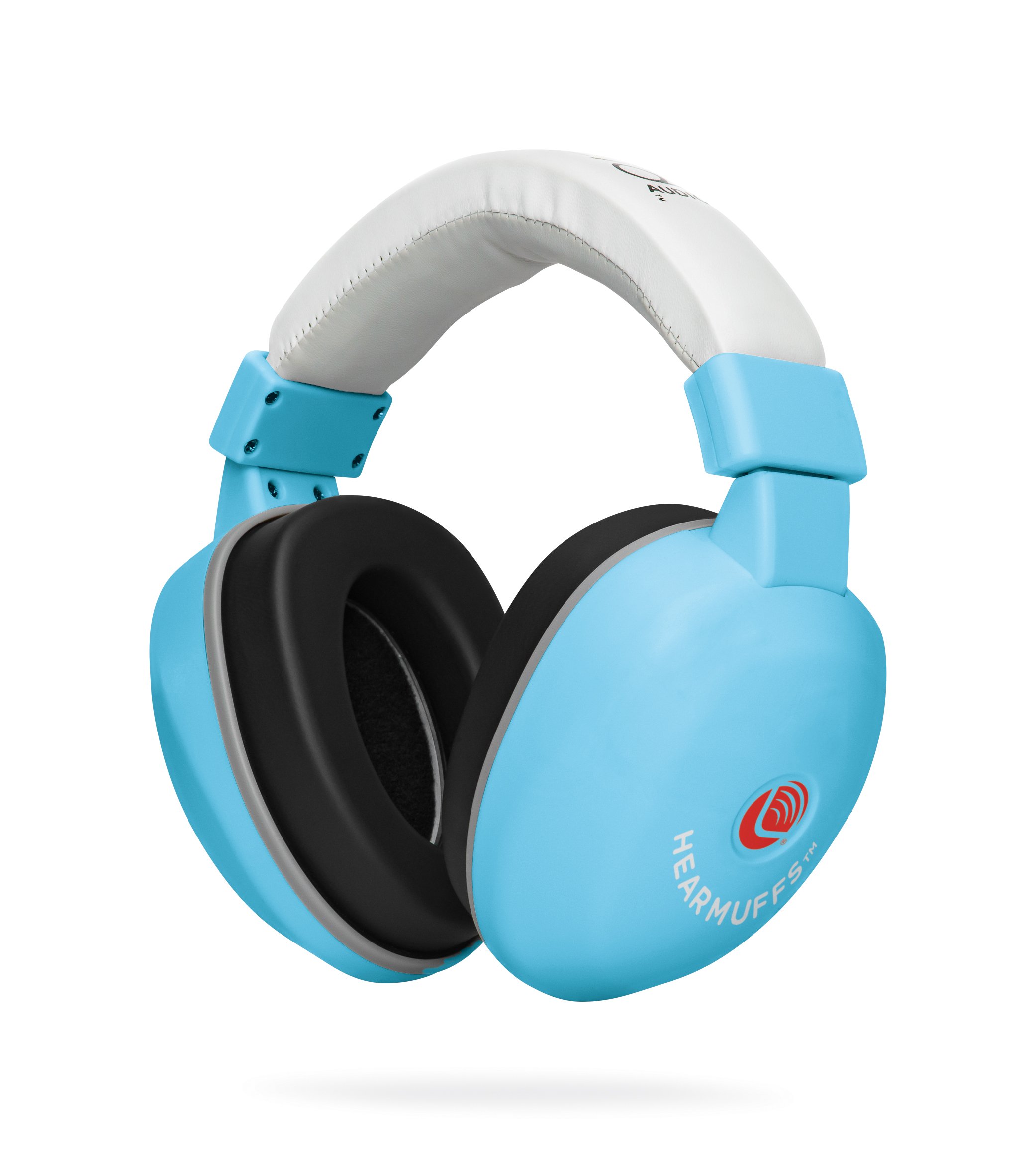 Lucid Audio HearMuffs Baby Hearing Protection Ear Muffs - Noise Cancelling Headphones for Infants, Toddlers & Kids (Pastel Blue) - Perfect for Airports, Concerts & Fireworks Safety