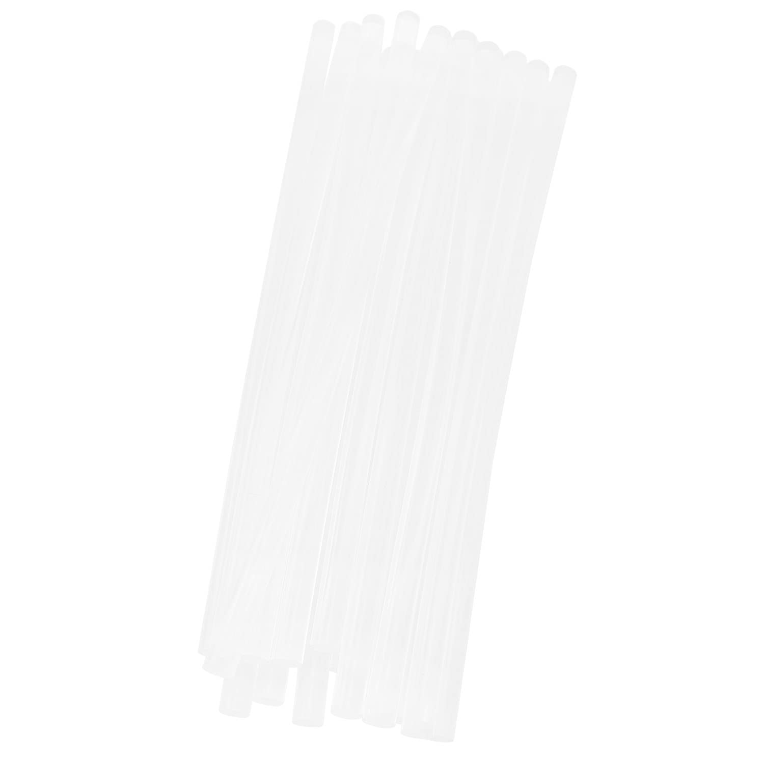ZYAMY 15pcs Clear Glue Gun Sealing Wax Sticks - 200mmx7mm Wax Seal Sticks for Wedding Invitations, Greeting Cards, Envelopes & DIY Crafts | Perfect for Vintage Style Packaging, Scrapbooking & Gift Wrapping