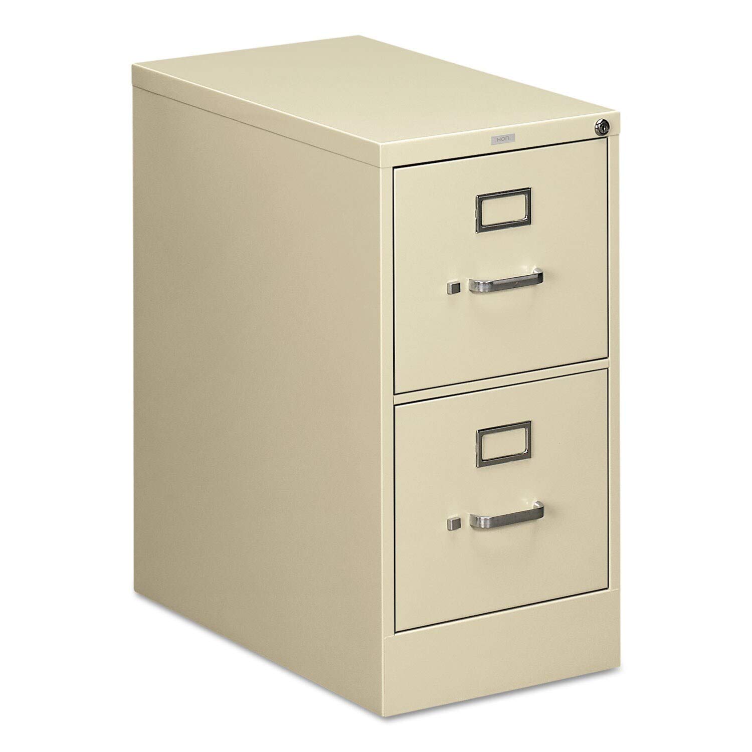 HON Two-Drawer Letter File Cabinet - 510 Series Full Suspension, 29x15 Inches, Putty (H512) - Perfect for Office Organization & Document Storage