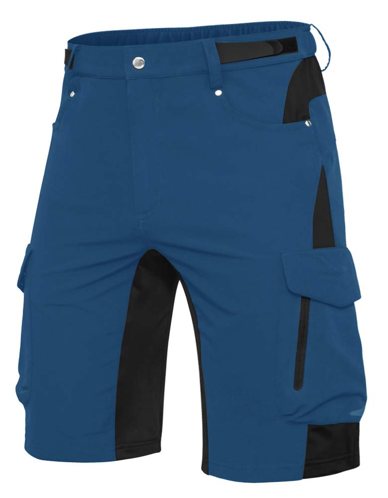 Hiauspor Men's Hiking Cargo Shorts - Lightweight Quick-Dry Stretch MTB Shorts for Golf, Fishing & Outdoor Activities | Tactical Casual Wear for Hiking, Biking & Adventure Travel