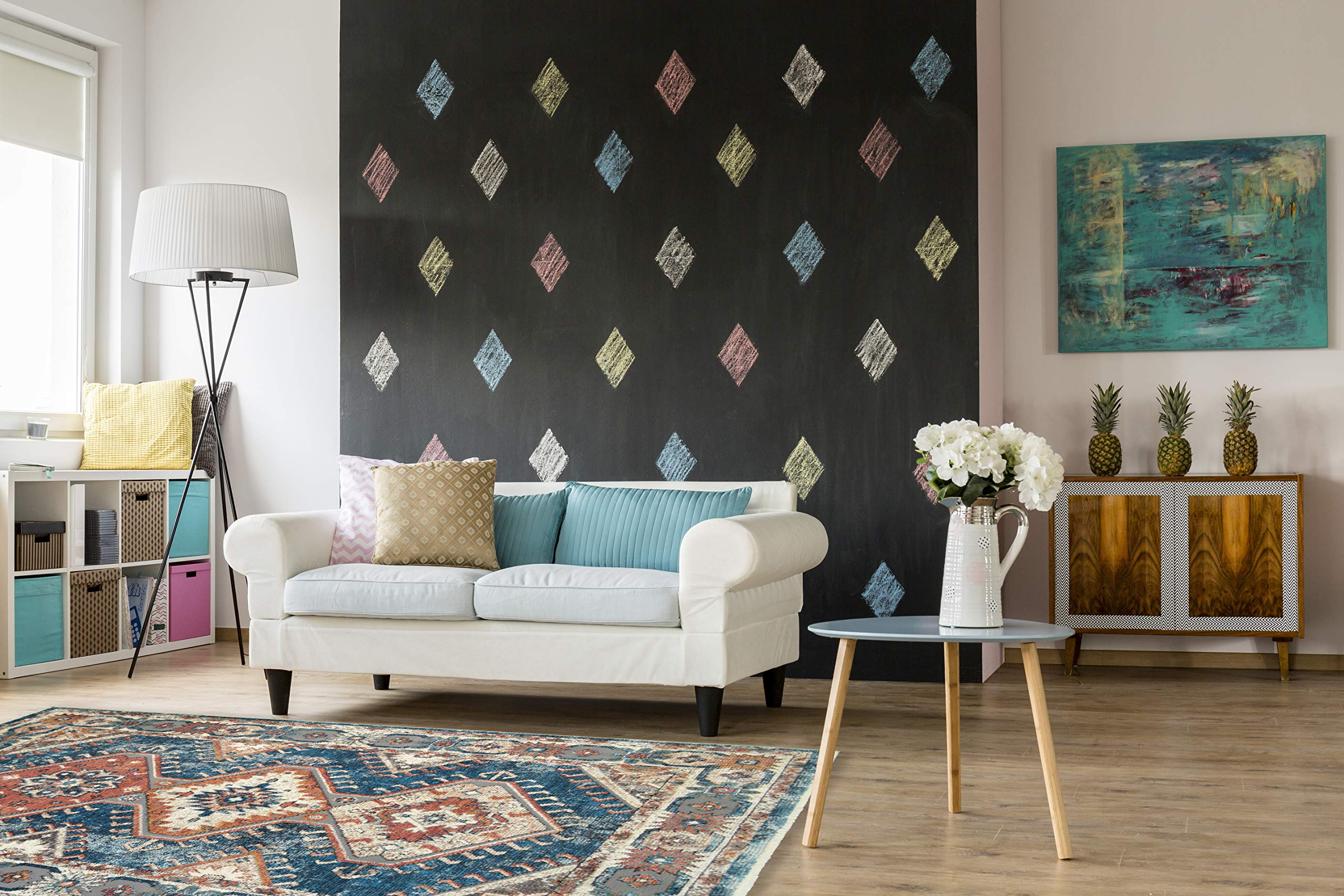 Mayberry Sahara Blue Area Rug 5'3