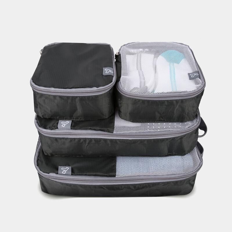 Travelon Set of 4 Soft Packing Organizers - Lightweight Luggage Organizers for Suitcases, Perfect for Travel, Business Trips & Vacation Packing