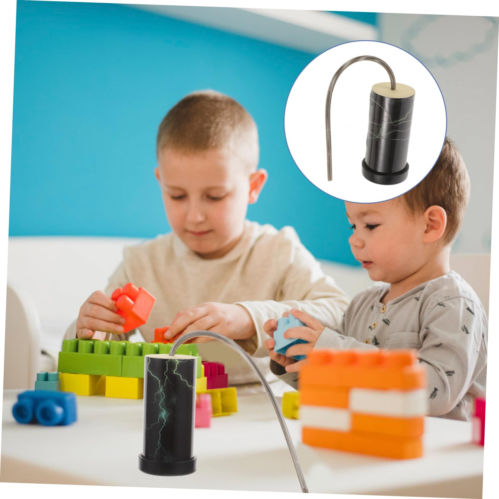 KICHOUSE 3-Piece Kids Musical Toy Set - Thunder Maker, Sliding Whistle & Metal Spring Noise Instruments - First Musical Toys for Toddlers & Children - Perfect for Birthday Gifts, Classroom Activities & Sensory Play