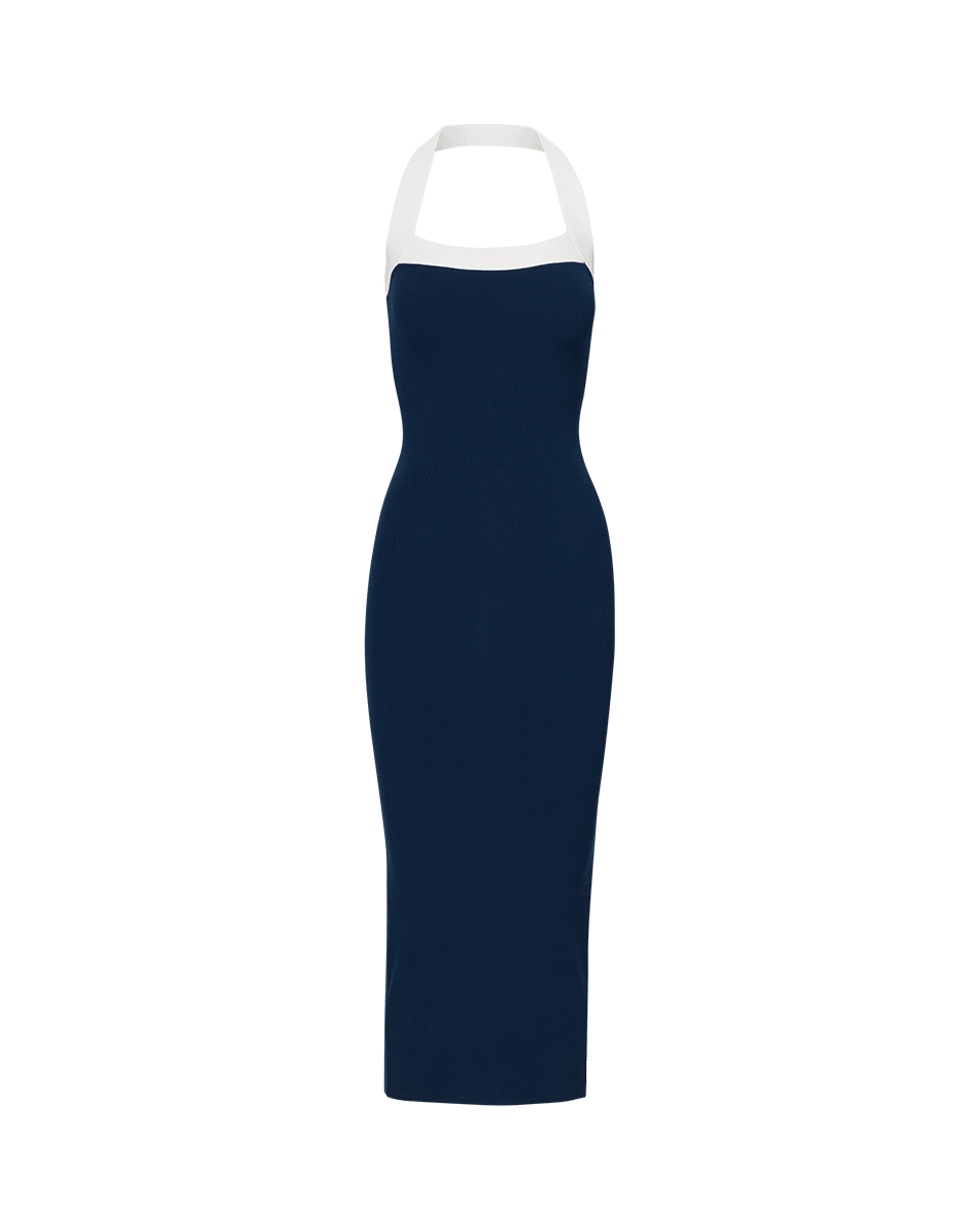 Christa Halter Neck Dress for Women - Elegant Summer Flowy Maxi Dress with Adjustable Straps | Perfect for Beach, Vacation, and Evening Parties