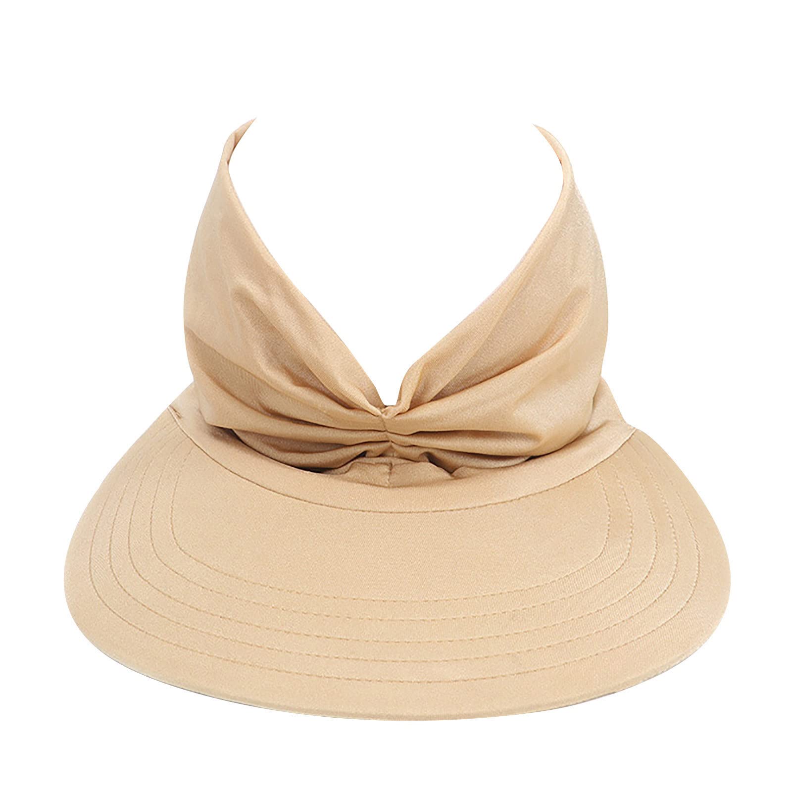 Women's UV Protection Sport Sun Visor Hat - Breathable Empty Top Baseball Cap for Running, Golf & Beach - Stylish Sun Hat for Young Girls & Women