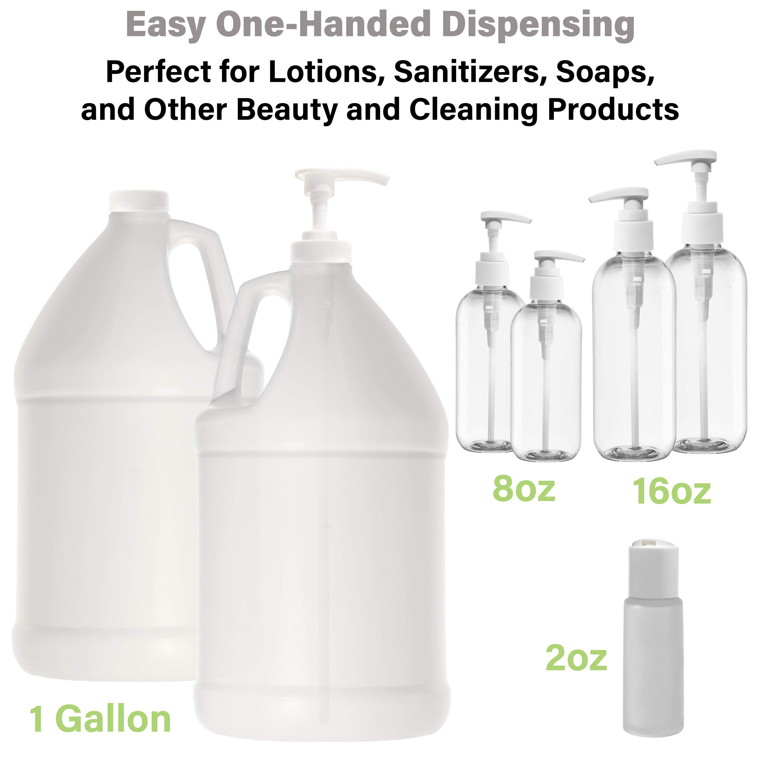 KOALA 8oz Clear Refillable Bottles with Leak Proof Press Pump Dispenser - BPA Free Travel Size Containers for Lotions, Soaps, Shampoo & Conditioner - Perfect for Hand Sanitizer Spray Refills, Home & Salon Use (Pack of 18)