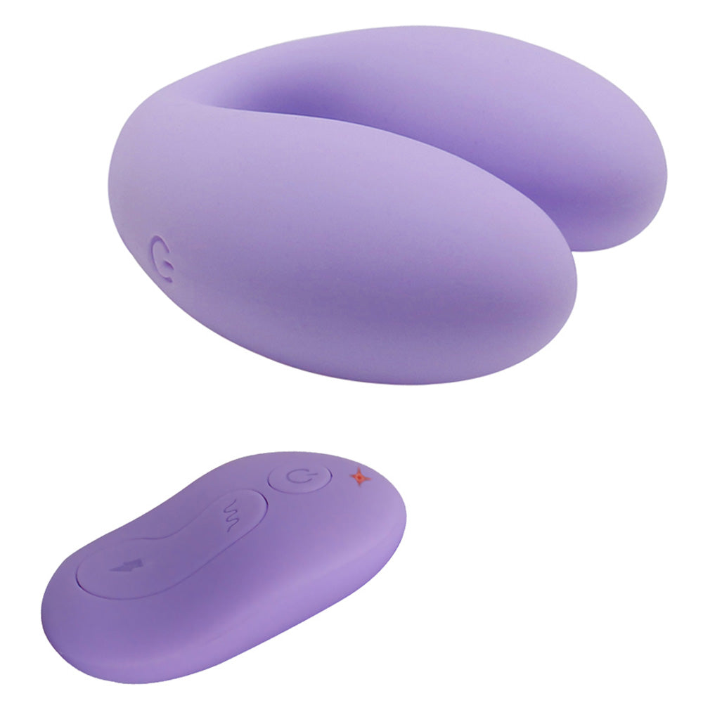 Premium Aphrodisia U Smile Remote Control G Spot & Clitoral Vibrator - Dual Stimulation for Couples & Solo Play, Waterproof & Rechargeable for Bedroom & Travel Use