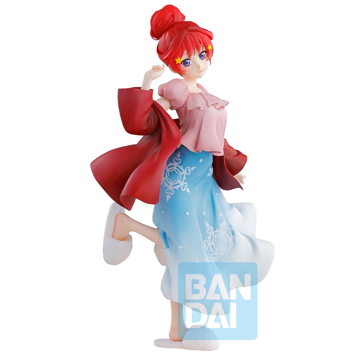 Bandai Ichibansho The Quintessential Quintuplets Itsuki Nakano Loungewear Ver. Anime Figure - Perfect for Anime Collectors, Home Decor, and Gift Giving