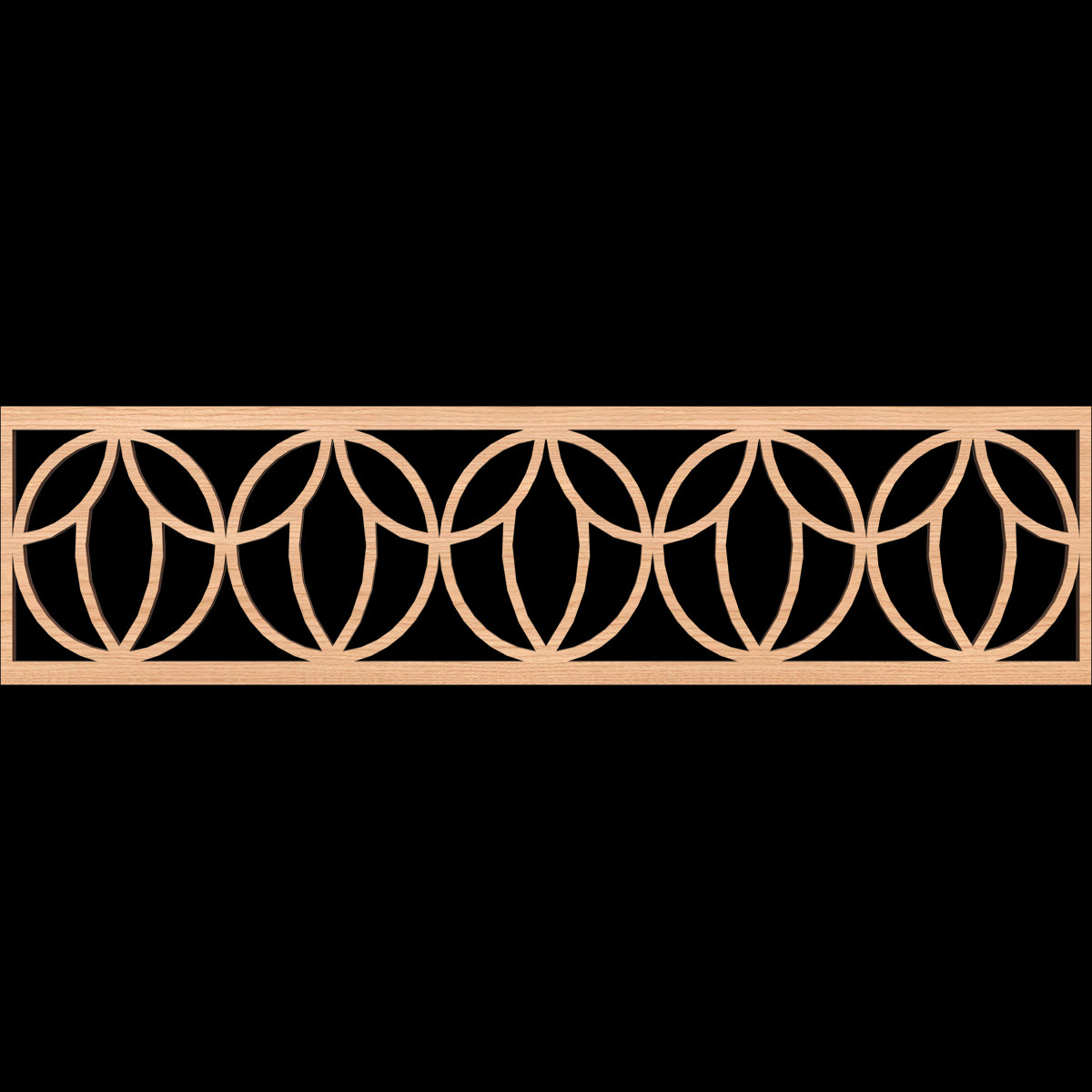 Shoshoni Fretwork Moulding - Handcrafted Wooden Wall Decor for Home & Office - Perfect for Living Room, Bedroom, and Office Decorations