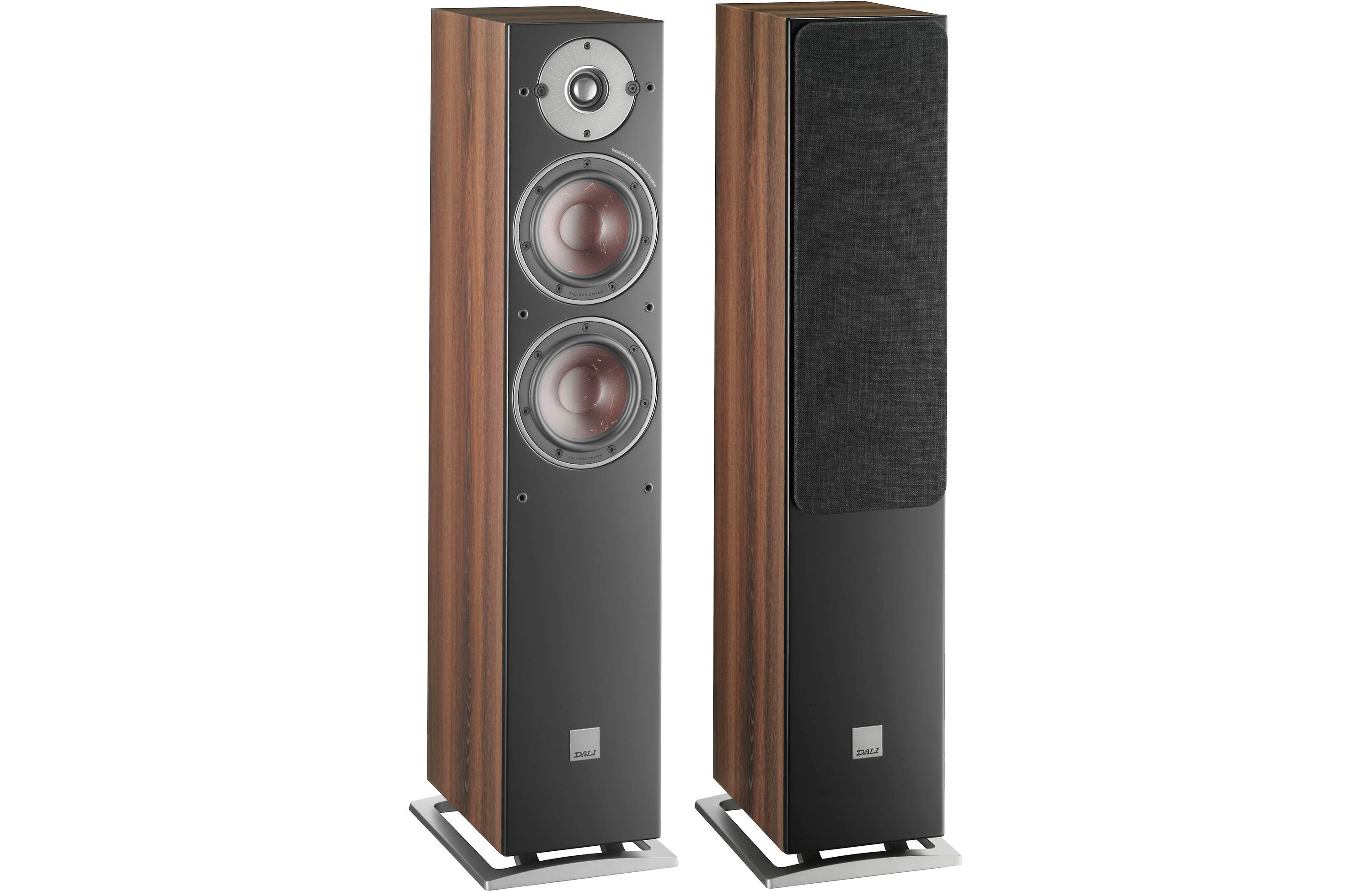 Dali Oberon 5 Compact Floorstanding Speakers (Pair) - High-End Home Audio System for Living Room, Home Theater & Music Listening